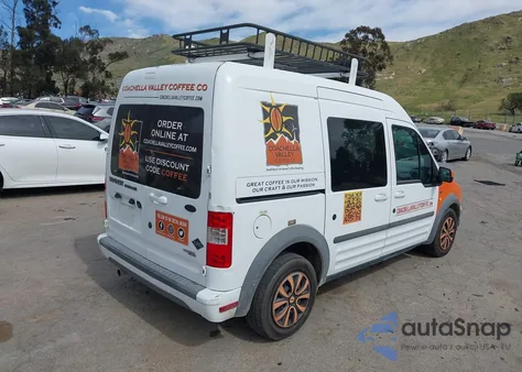 2012 Ford Transit Connect Xlt z USA, uszkodzony, nr VIN NM0KS9BN5CT110543